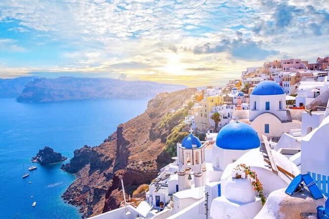 Santorini Shore Excursion: Skip Sky Tram & Port Pickup - Finikia gives you a wide first view
