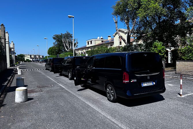 Shared Shuttle from Civitavecchia Port to Rome or Fiumicino Airport - Meeting your driver beneath the ship