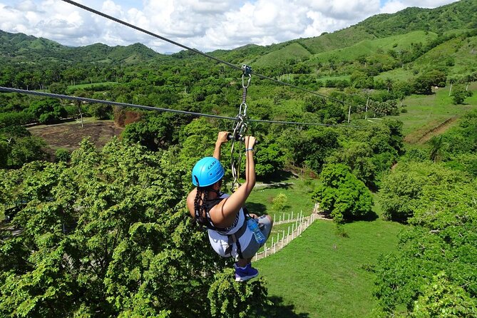 Shore excursion 7 waterfalls &5 zip lines amber cove & Taino bay - Five zip lines add a second kind of thrill