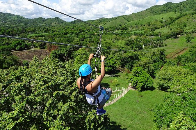 Shore excursion 7 waterfalls &5 zip lines amber cove & Taino bay - What $120 includes, and where the value sits