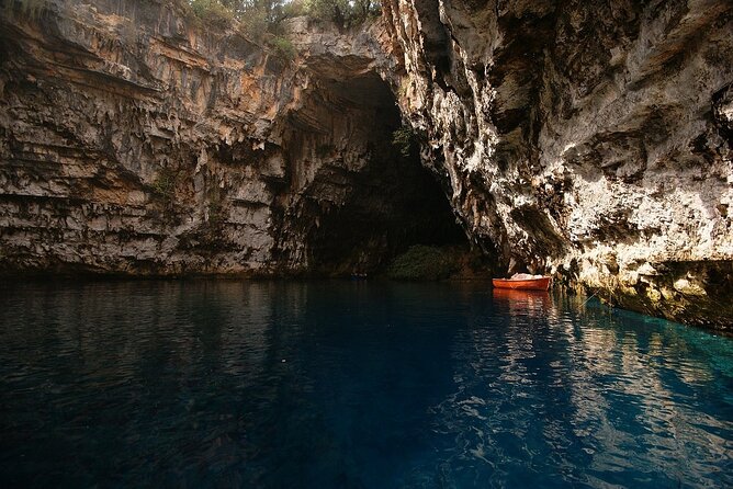 Shore Excursion Kefalonia, Lake Melissani, Myrtos Beach, Fiskardo - Drogarati Cave and its cool, echoing interior