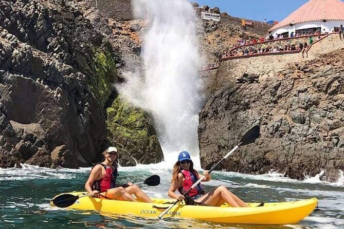 Shore Excursion: La Bufadora Blowhole, Kayak Adventure & Markets - Getting fitted for the water