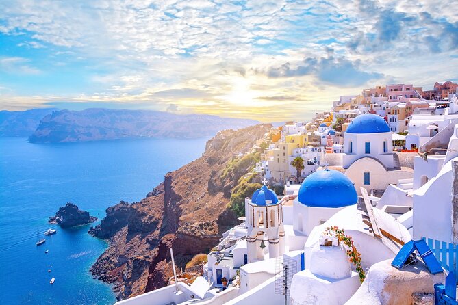 SKIP CABLE CAR® The Original Santorini Tour for Cruise Passengers - The minibus makes a busy island manageable