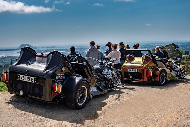 TAURANGA SHORE EXCURSION: Epic 25 min V8 Trike tour of Mt Maunganui & Tauranga - Key points at a glance