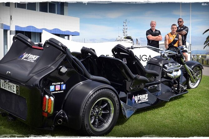 TAURANGA SHORE EXCURSION: Epic 25 min V8 Trike tour of Mt Maunganui & Tauranga - Mount Maunganui Main Beach in five minutes
