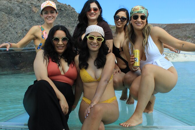 Tour to Arch in the only Clear Boat in Cabo Cruise Hotel PICKUP! - Fish, reefs, and sea lions beneath the hull
